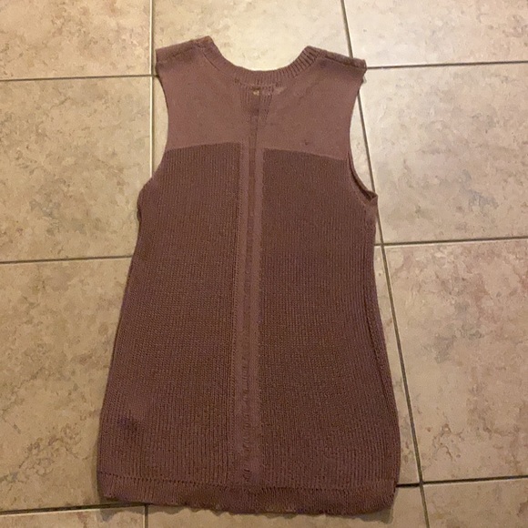 Black tape knit top. - Picture 4 of 5